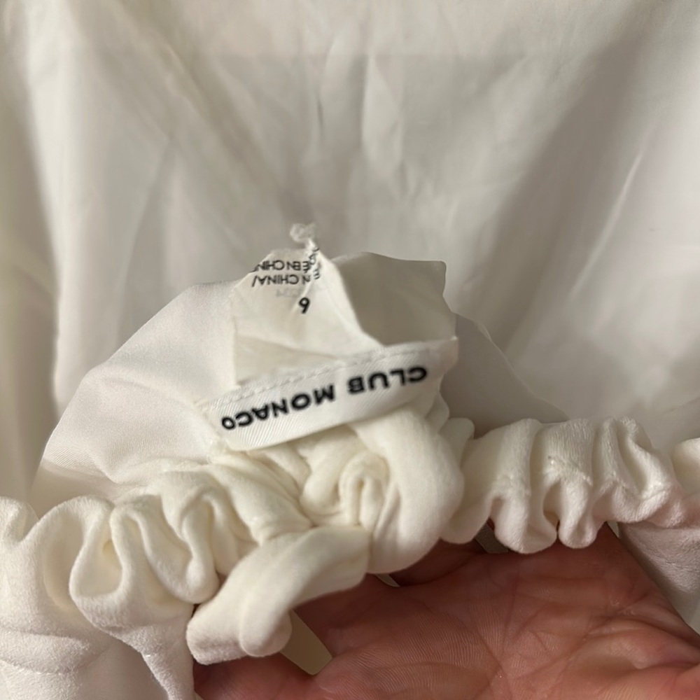 Club Monaco White Sleeveless Dress - Picture 3 of 5
